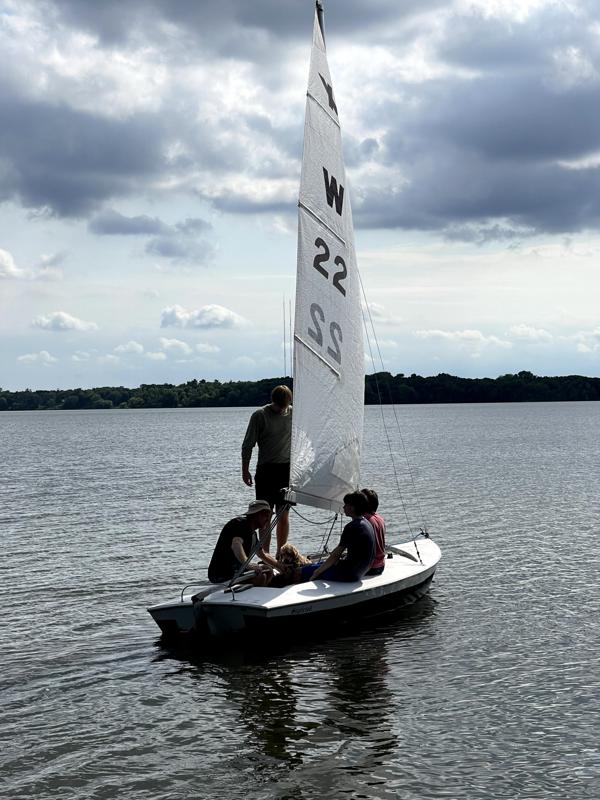 White Sailboat with Trailer: Perfect for Adventures at Sea