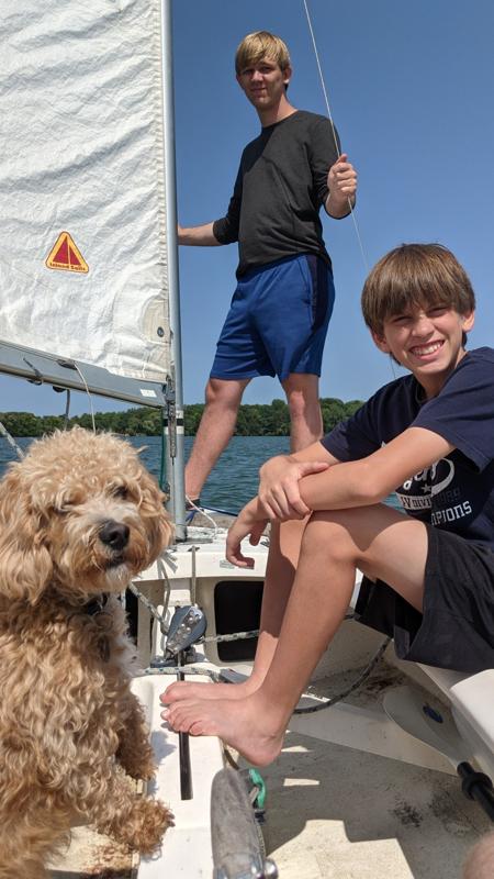 White Sailboat with Trailer: Perfect for Adventures at Sea